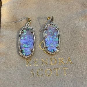 Kendra Scott Elle in Solver and Lavender Illusion